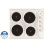 GRADE A2 - Indesit PIM604WH 60cm Four Zone Sealed Plate Hob White