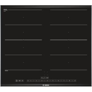 Bosch PIV675N17E 61cm Touch Control Four Zone Induction Hob With 2 FlexInduction Zones - Black