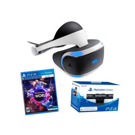 Sony PlayStation VR Bundle - Includes VR Headset VR Worlds and VR Camera