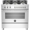 Bertazzoni Professional Series 90cm Dual Fuel Range Cooker With Dual Energy Oven - Stainless Steel