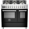 Bertazzoni Professional Series 90cm Dual Fuel Double Oven Range Cooker - Black
