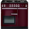 Rangemaster 91740 Professional Plus Cranberry 90cm Electric Range Cooker With Induction Hob