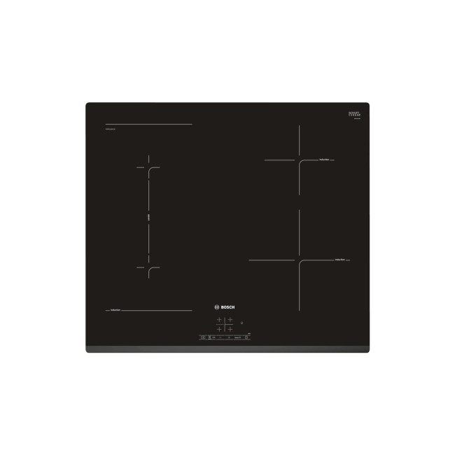Bosch Serie 4 60cm 4 Zone Induction Hob with CombiZone