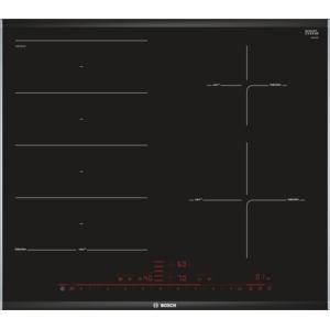 Bosch PXE675DC1E Serie 8 Front Facette With Side Trim 606 mm Induction Hob - Black