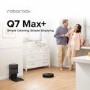 Roborock Q7Max+ Robot Vacuum Cleaner with Self-Emptying Station - Black