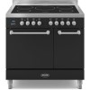 Britannia RC-9TI-WY-K Wyre Twin Oven 90cm Electric Range Cooker With Induction Hob - Matt Black