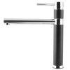 GRADE A1 - Taylor &amp; Moore  Black and Chrome Single Lever Mixer Tap