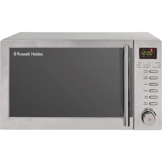 Russell Hobbs 20L Microwave with Grill - Stainless Steel