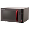 Russell Hobbs RHM2080BR 20L 800W Freestanding Microwave in Black &amp; Red