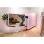 Russell Hobbs RHMD702PK 17L 700W Freestanding Digital Microwave in Pastel Pink