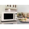 Russell Hobbs RHRETMD706C 17L 700W Retro Design Freestanding Digital Microwave in Cream