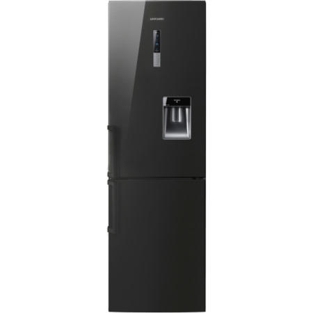 GRADE A3 - Moderate Cosmetic Damage - Samsung RL58GPEBP1 372 Litre  1.92 Metre Tall Freestanding Fridge Freezer - Gloss Black