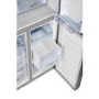 Hisense 409 Litre Four Door American Fridge Freezer - Stainless Steel
