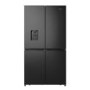 Hisense 609 Litre Four Door American Fridge Freezer - Black