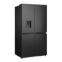 Hisense 609 Litre Four Door American Fridge Freezer - Black