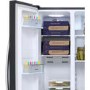 Hisense RS723N4WC1 Side By Side American Fridge Freezer With Water Dispenser Stainless Steel Effect Doors