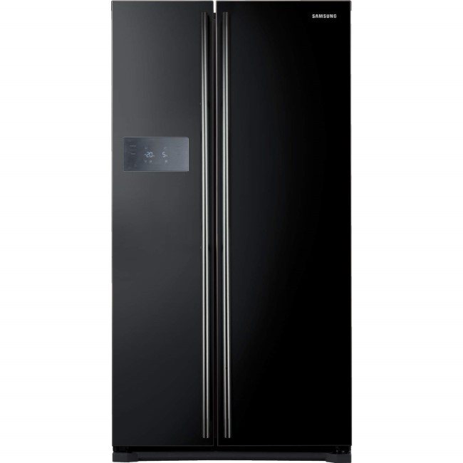 GRADE A2 - Samsung RS7527BHCBC H-series American Fridge Freezer With External Display - Gloss Black