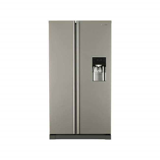 GRADE A1 - Samsung RSA1RTMG1 520L American Freestanding Freezer Fridge Freezer - Grey