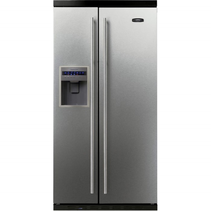 Rangemaster RSXS663SSC 44590 American Fridge Freezer Stainless Steel