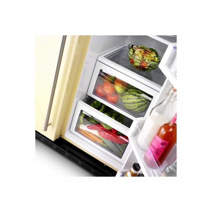 Rangemaster RSXS663CRC 44570 American Fridge Freezer Cream