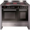 CDA RV1061SS 100cm Wide Double Oven Electric Range Cooker With Ceramic Hob - Stainless Steel