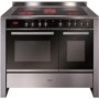 GRADE A2 - CDA RV1061SS 100cm Wide Double Oven Electric Range Cooker With Ceramic Hob - Stainless Steel