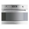 Smeg S45MCX2 Classic Compact Integrated Combination Microwave Oven Stainless Steel