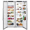 liebherr SBSESF7212 NoFrost Side-by-side American Fridge Freezer With SmartSteel Doors