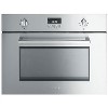 GRADE A2 - Smeg SC445MCX1 Cucina 45cm High Combination Microwave Oven - Stainless Steel