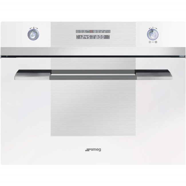 Smeg SC45MCB2 Linea Compact Combination Microwave Oven - White