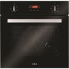 CDA SC612BL Seven Function Electric Built-in Single Fan Oven With Touch Control Timer - Black
