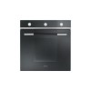 Smeg SF102GVN Linea Gas Fan Oven With Electric Grill Black