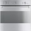 Smeg SF341GVX Classic Gas Fan Oven with Electric Grill - Stainless Steel