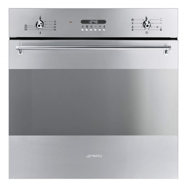 GRADE A2 - Light cosmetic damage - Smeg SF372X Classic Multifunction Maxi Electric Built-in Single Oven - Stainless Steel