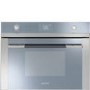 Smeg SF4120MC Linea 45cm Height Compact Combination Multifunction Microwave Oven Stainless Steel