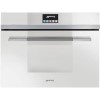 Smeg SF4140VCB Linea Touch Control 45cm Height Multifunction Oven With Steam Cooking - White