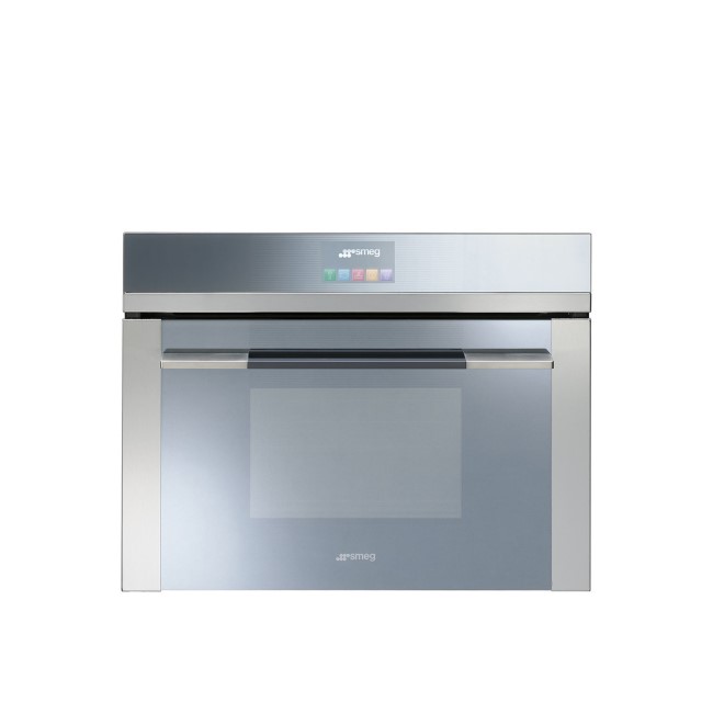 Smeg SF4140VC Linea Touch Control 60cm Multifunction Compact Electric Single Oven - Stainless Steel