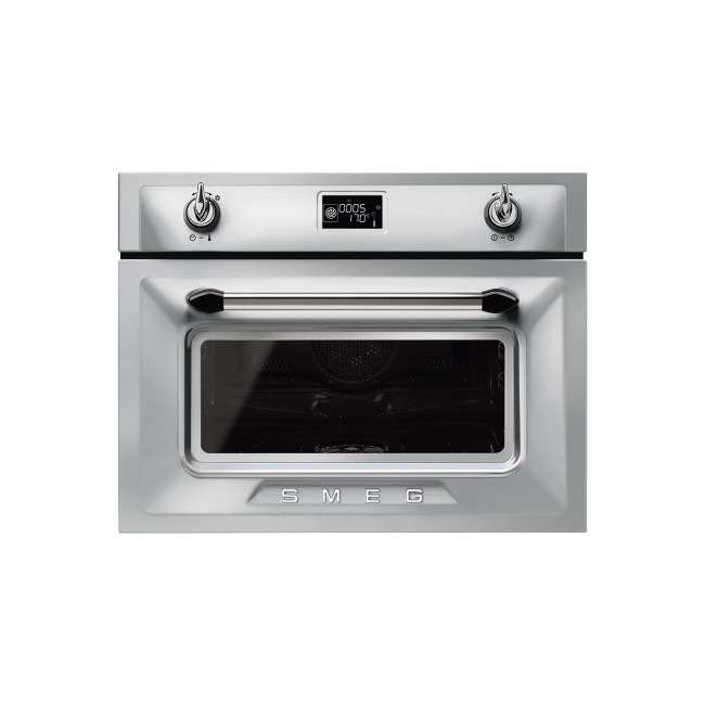 Smeg SF4920VCX 45cm Height Steam Combination Oven - Stainless Steel