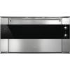 Smeg SF9315XR Classic 90cm Wide Reduced Height Stainless Steel And Dark Glass Multifunction Oven