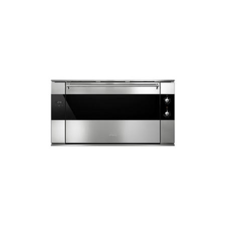GRADE A2 - Smeg SF9315XR Classic 90cm Wide Reduced Height Stainless Steel And Dark Glass Multifunction Oven