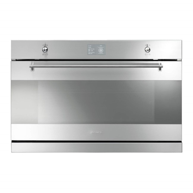 Smeg SFP3900X Classic Multifunction Electric Built-in Single Oven With Pyrolytic Cleaning Fingerprint-free Stainless Steel