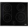 Smeg SI3642B 60cm 4 Zone Angled Edge Glass Induction Hob with Touch Controls