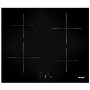 Smeg SI5643D 60cm 4 Zone Straight Edge Glass Induction Hob With Touch Controls