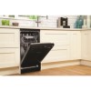 Hotpoint SIUF22111K Freestanding Slimline Dishwasher Black