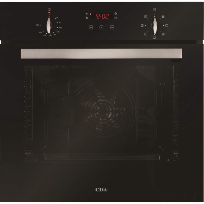 CDA 74L Multifunction Electric Single Oven - Black