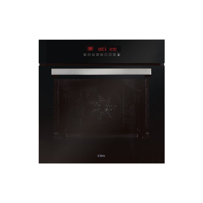 CDA SK510BL Eleven Function Electric Single Oven Black With Pyrolytic Cleaning