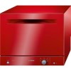 Bosch SKS51E01EU Classixx 6 Place Compact Freestanding Dishwasher - Red