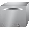 Bosch SKS51E28EU 6 Place Compact Freestanding Dishwasher Silver