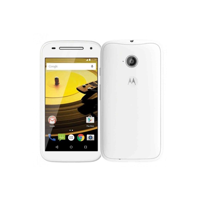 Motorola Moto E 2nd Gen White 4.5" 8GB 4G Unlocked & SIM Free 