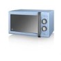 Swan Retro SM22070BLN 25L 900W Freestanding Microwave - Blue